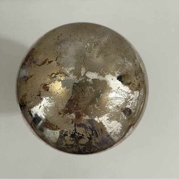 Lillian August Silver Glass Decorative Sphere - Picture 3 of 7
